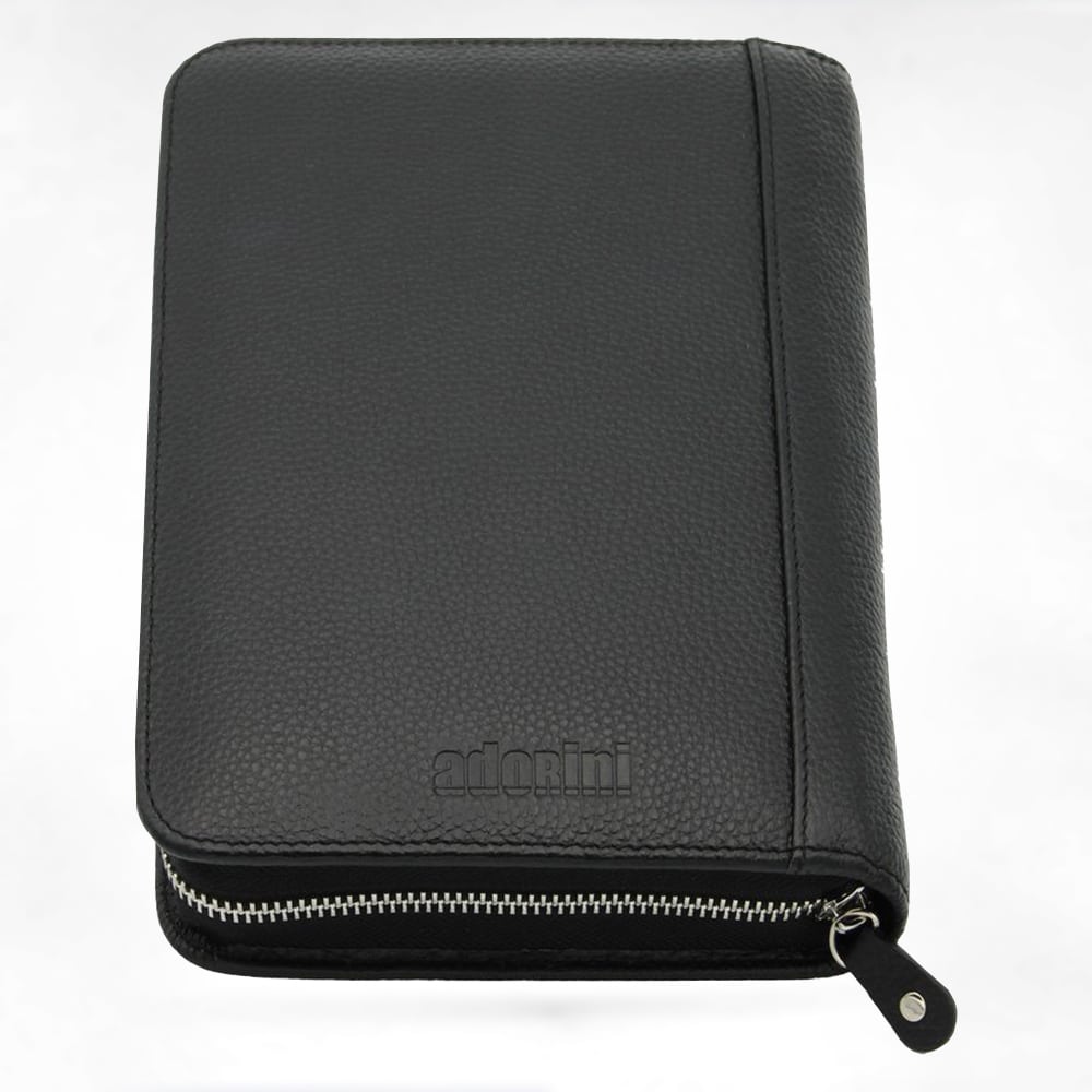 ADORINI - Δερμάτινη Θήκη Πούρων με Μαύρη Ραφή δερμάτινη θήκη πούρου