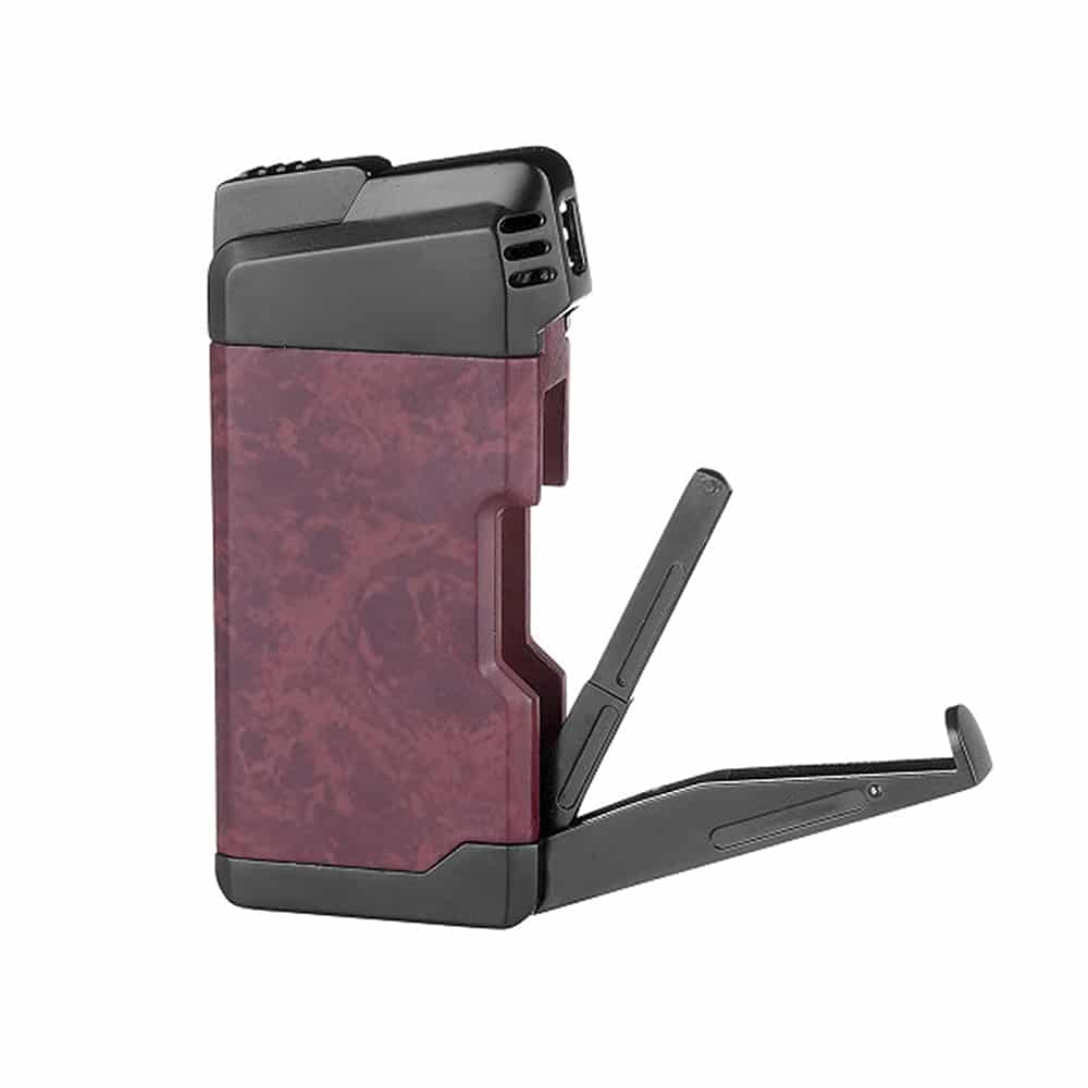 EUROJET Πιεζοηλεκτρικός Αναπτήρας Πίπας Καφέ Καφέ μεταλλικός αναπτήρα πίπας με εργαλεία, πιεζοηλεκτρικός