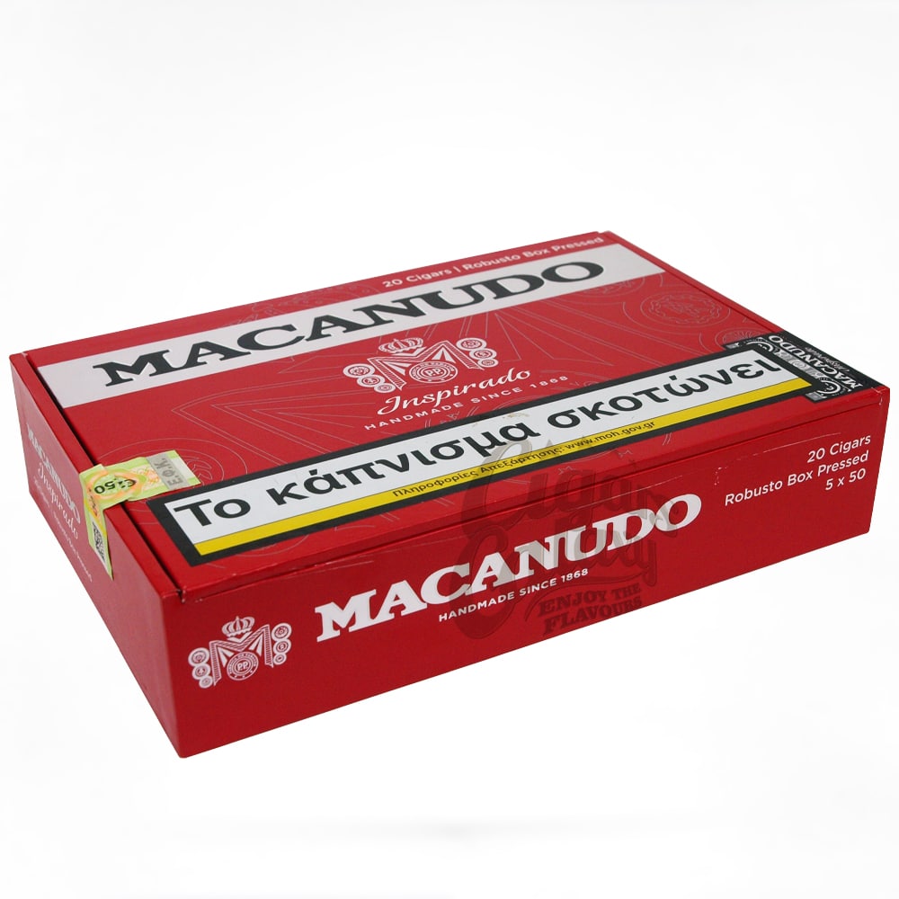 MACANUDO - Inspirado Red Robusto, cigarbox