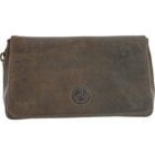 Peat Combo Pouch 2 δερμάτινη θήκη πίπας καπνού, με φερμουάρ, καφέ χρώμα