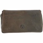 Peat Combo Pouch 2 δερμάτινη θήκη πίπας καπνού, με φερμουάρ, καφέ χρώμα