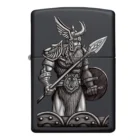 Odin Αναπτήρας (GR9023) γκρι μεταλλικός με σχέδιο βίκινγκ
