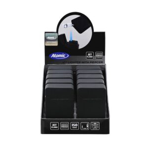 W Piercer Αναπτήρας Jet Flame Με Κόφτη Punch αντιανεμικός μαύρο χρώμα επαναγεμιζόμενος βουτανίου