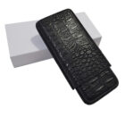 Πουροθήκη για 3 Πούρα σε Μαύρο χρώμα (833-2) δερμάτινη