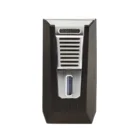COLIBRI - Αναπτήρας SLIDE Double Jet Punch Μαύρος-Chrome LI850T11, αντιανεμικός