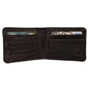 Πορτοφόλι "Waves" σε Μαύρο χρώμα δερμάτινο