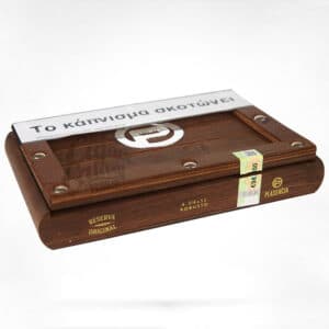 Reserva Original Robusto πούρο ρομπούστο Νικαράγουας χειροποίητα ξύλινο κουτί πούρων καφέ