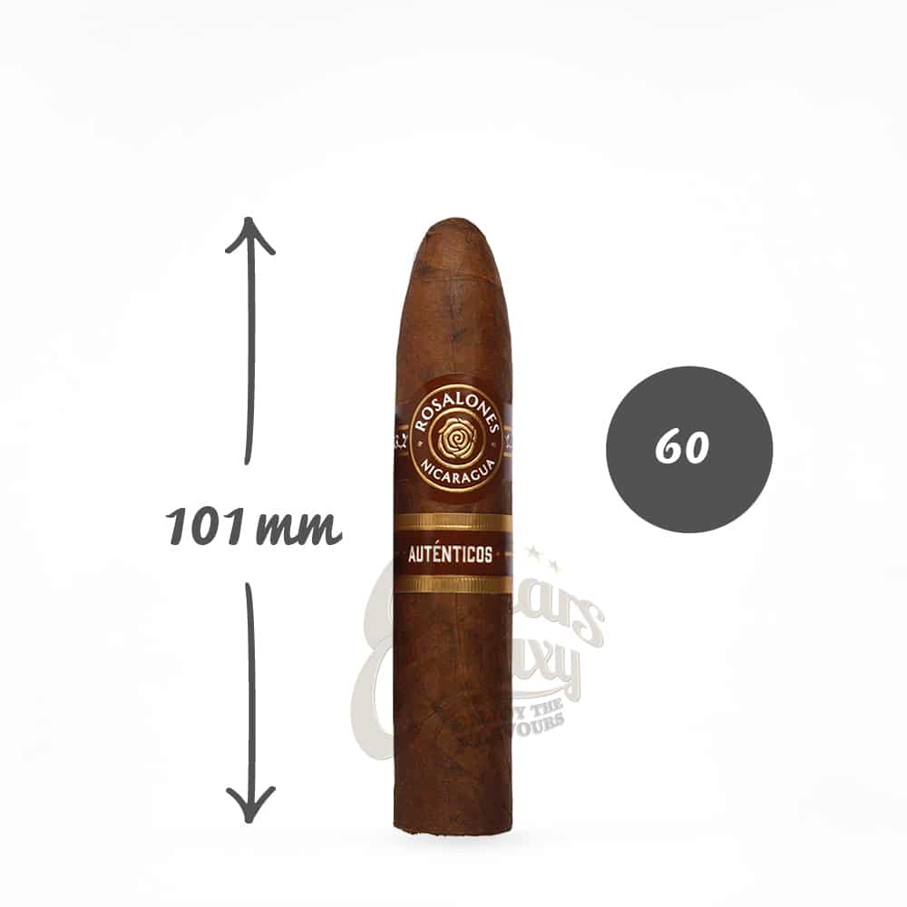 ROSALONES Autenticos 460 πούρο Autenticos 460 πούρο Νικαράγουας μήκους 101 χιλιοστών και διαμέτρου 60 χιλιοστών