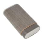 Γκρι Δερμάτινη Πουροθήκη για 3 Πούρα Δαχτυλίδι 56