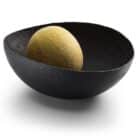 Outback Μπώλ για φρούτα και μικροπράγματα μαύρο με φρούτο μέσα