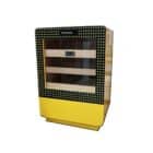 Humidor Υγραντήρας Πούρων Cabinet για 300 πούρα χρώμα κίτρινο-μαύρο
