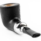 Bare Knuckle 143 Μαύρη Rusticated Πίπα Καπνού ξύλινη καφέ ρουστίκ