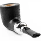 Bare Knuckle 143 Μαύρη Rusticated Πίπα Καπνού ξύλινη καφέ ρουστίκ