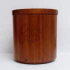 Καφέ Ξύλινο Βάζο Καπνού Πίπας με Υγραντικό