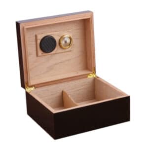 Ξύλινος Υγραντήρας Λάκα Che Guevara για 25 Πούρα ξύλινος με ανοιχτό καπάκι