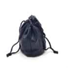 Δερμάτινο Πουγκί για Καπνό Πίπας σε Μαύρο Χρώμα με Κορδόνια