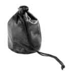 Δερμάτινο Πουγκί για Καπνό Πίπας σε Μαύρο Χρώμα με Κορδόνια