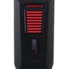 Αναπτήρας SLIDE Double Jet Punch Μαύρος-Κόκκινος αντιανεμικός βουτανίου επαναγεμιζόμενος