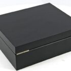 Υγραντήρας Humidor Torino Deluxe για 30 Πούρα ξύλινος μαύρο χρώμα