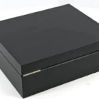 Υγραντήρας Humidor Torino Deluxe για 30 Πούρα ξύλινος μαύρο χρώμα
