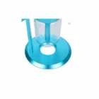 360 Degrees Rotating Glass Gravity Hookah Bong Ναργιλές Μπλε γυάλινος