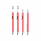 Construction Στυλό με χάρακα-μέτρο σε κοραλλί ροζ χρώμα