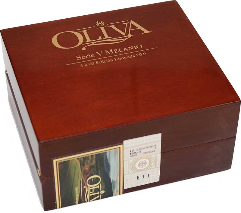 Serie V Melanio Edicion Limitada 2021 πούρο Νικαράγουας ξύλινο κουτί για πούρα καφέ