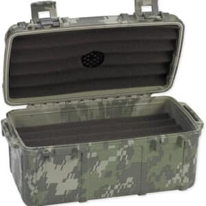 Υγραντήρας / Humidor πούρων Ταξιδίου 15 Πούρων Camo στρατιωτική παραλλαγή ανοιχτό καπάκι