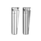 Αναπτήρας Μεταλλικός Jet Flame ασημένιο χρώμα αντιανεμικός