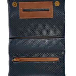 Carbon Θήκη Καπνού Στριφτού Μπλε χρώματος με φερμουάρ