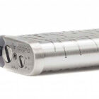 Old Boy Αναπτήρας Πίπας Από Κασσίτερο ασημένιο χρώμα με χαρακτικά σχέδια επάνω