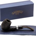 Trevi Rustica 607 KS Πίπα Καπνού ξύλινη καφέ χρώμα ρουστίκ μαζί με το μπλε κουτί της