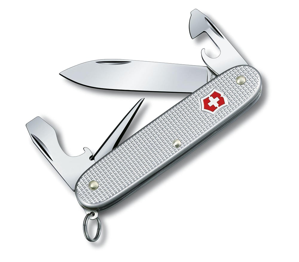 VICTORINOX Pioneer Alox Silver Σουγιάς Πολυεργαλείο Pioneer Alox SIlver Σουγιάς Πολυεργαλείο μεταλλικός ανοξείδωτος ασημένιο χρώμα Ελβετικός