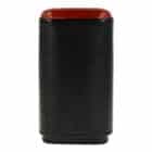 Μαύρη-Καφέ Δερμάτινη Πουροθήκη για 3 Πούρα Δαχτυλίδι 46 (813100)