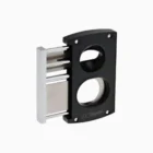 Double Blade χρώμα Μαύρος-Chrome Πουροκόφτης (003419) με γκιλοτίνα και v-cut κόφτες