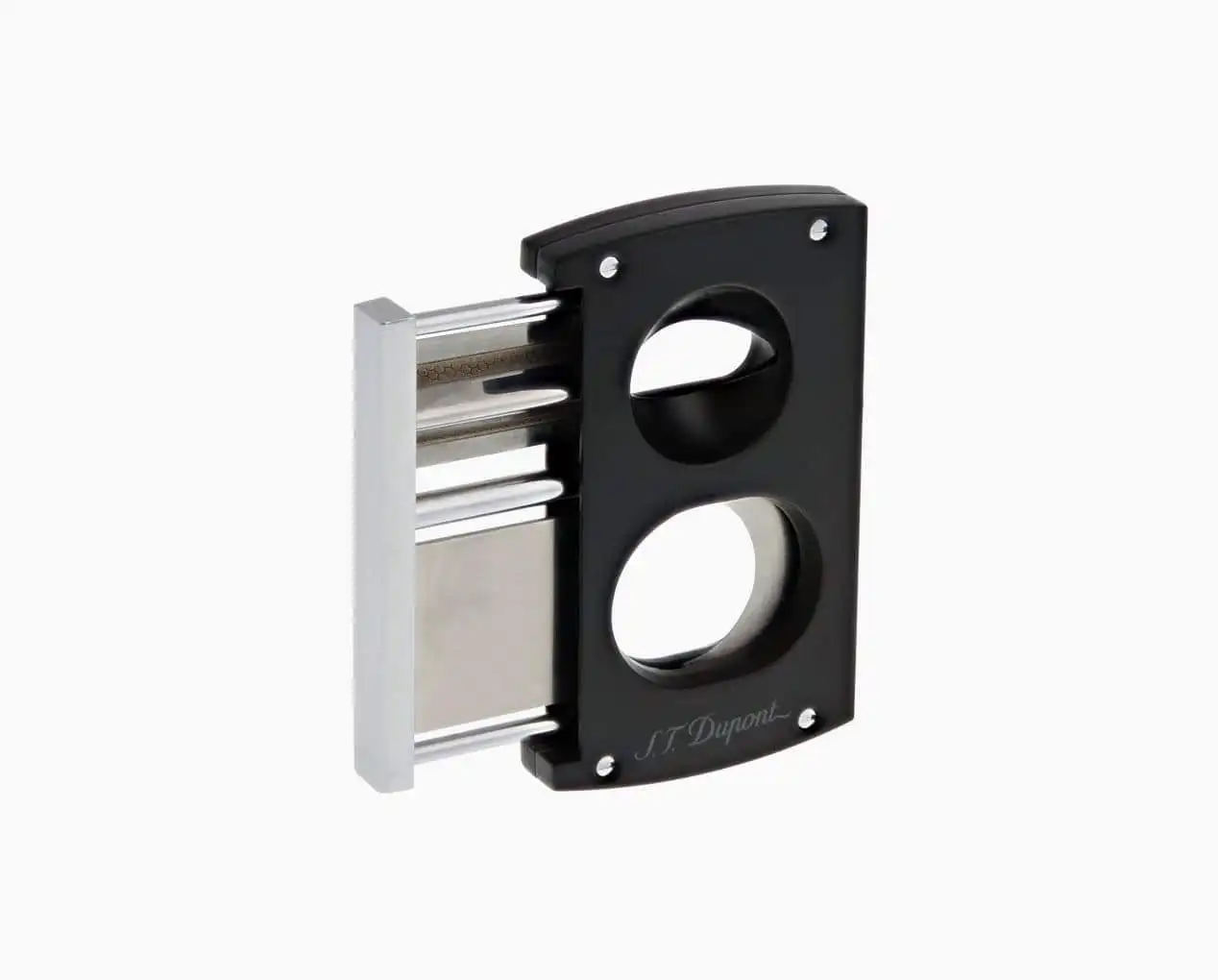 Double Blade χρώμα Μαύρος-Chrome Πουροκόφτης (003419) με γκιλοτίνα και v-cut κόφτες