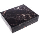 Υγραντήρας / Humidor Ξύλινος Με Εφέ Μαρμάρου για 20 πούρα