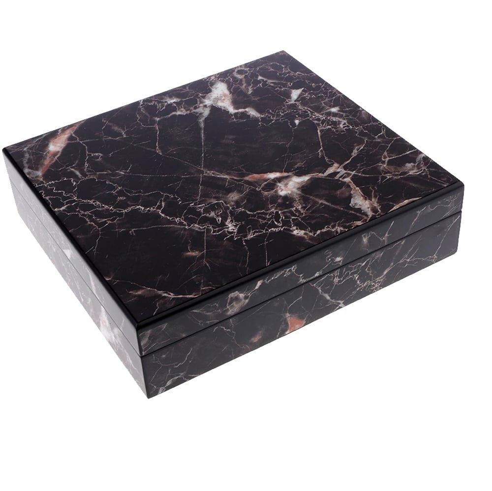 Υγραντήρας / Humidor Ξύλινος Με Εφέ Μαρμάρου για 20 πούρα Υγραντήρας / Humidor Ξύλινος Με Εφέ Μαρμάρου για 20 πούρα