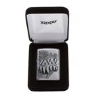 Fire Breathing Dragon Αναπτήρας (28969) μεταλλικός ασημένιος μέσα στο μαύρο κουτί του