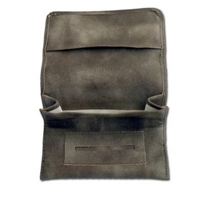 Olive PU Leather Θήκη Καπνού Δερμάτινη για πίπα ανοιχτή