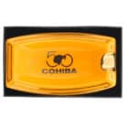 Κεραμικό Σταχτοδοχείο Κίτρινο για 1 πούρο (ASH-121B) μέσα στο μαύρο κουτί συσκευασίας του