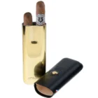 Cohiba 55th Anniversary Μαύρη Δερμάτινη Θήκη για 2 Πούρα (183155)