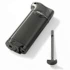 Αναπτήρας Πίπας Καπνού Gunmetal με ενσωματωμένο Tamper χρώμα gunmetal