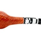 Pulcinella 645 KS Smooth Πίπα Καπνού ξύλινη καφέ χρώμα ασπρόμαυρο στόμιο