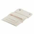 PU Leather Μπεζ Θήκη Καπνού Δερμάτινη με φερμουάρ