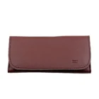 PU Leather Κόκκινη Δερμάτινη Θήκη Καπνού