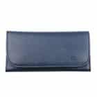 PU Leather Μπλε Θήκη Καπνού Δερμάτινη