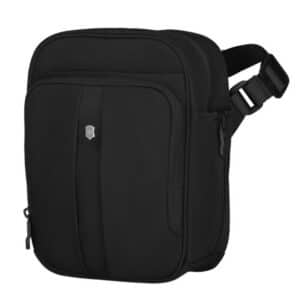 Vertical Travel Companion Μαύρο Τσαντάκι Ώμου με φερμουάρ