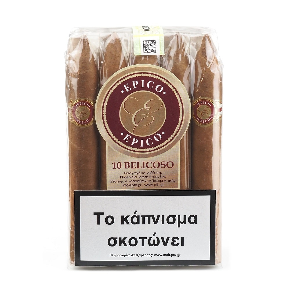 Belicoso Torpedo πούρο μήκος 146 χιλιοστά διάμετρος 54 χιλιοστά συσκευασία 10 πούρων Νικαράγουας