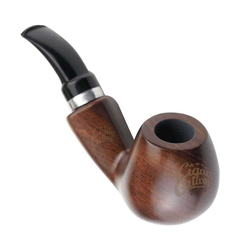 De Luxe Λεία Πίπα Καπνού B200 9mm ξύλινη καφέ χρώμα